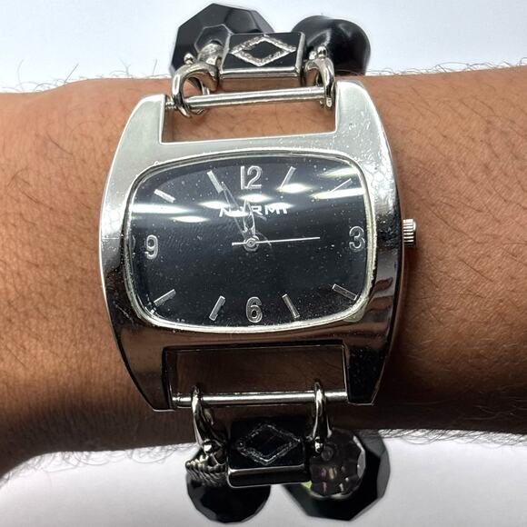 Black Floral Narmi Watch - Picture 2 of 6